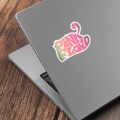 Pink Floyd Color Kiss Cut Sticker Mockup 2 - OtherBrick