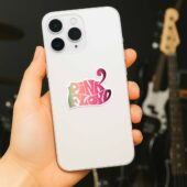 Pink Floyd Color Kiss Cut Sticker Mockup 4 - OtherBrick