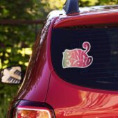 Pink Floyd Color Kiss Cut Sticker Mockup 6 - OtherBrick
