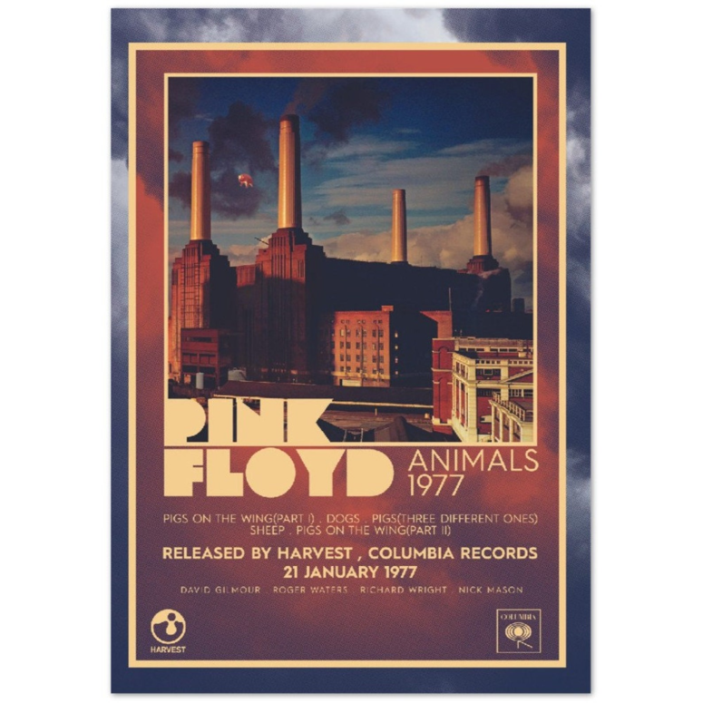 Pink Floyd Poster - 1977 Animals Pink Floyd Poster - 1977 Animals