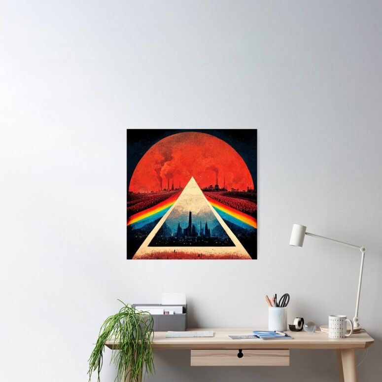 Pink Floyd Poster - Dark Side Of The Moon In The Factory