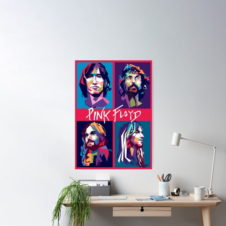 Pink Floyd Poster - Member Illustation Pink Floyd Poster - Member Illustation