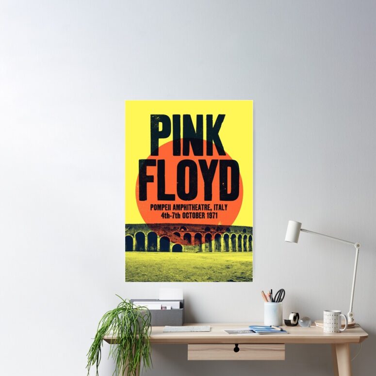 Pink Floyd Poster - Pompeii Amphitheatre Italy Pink Floyd Poster - Pompeii Amphitheatre Italy