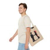 Pink Floyd Tote Bag – Wish You Were Here Handshake Silhouette 2 - OtherBrick