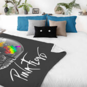 Pink Floyd We’re Just Two Lost Souls Velveteen Plush Blanket 1 - OtherBrick