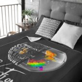 Pink Floyd We’re Just Two Lost Souls Velveteen Plush Blanket 2 - OtherBrick