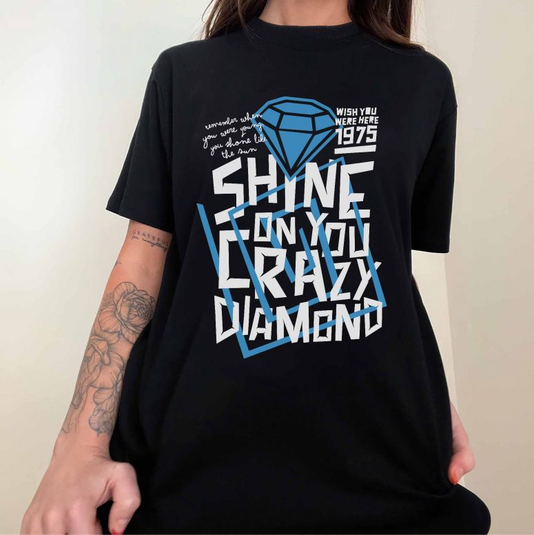 Shine On You Crazy Diamond 1975 Pink Floyd Shirt