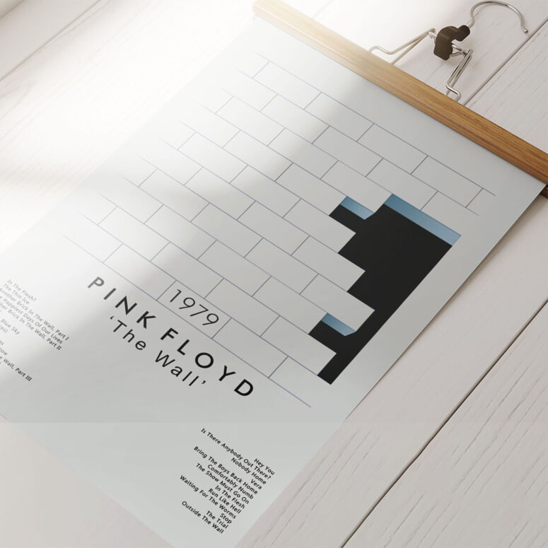 Pink Floyd Poster - The Wall Album 1979