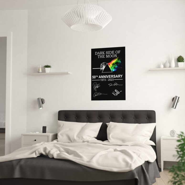 Pink Floyd Poster - Dark Side Of The Moon 50th Anniversary 1973-2023 Signatures Pink Floyd Poster - Dark Side Of The Moon 50th Anniversary 1973-2023 Signatures