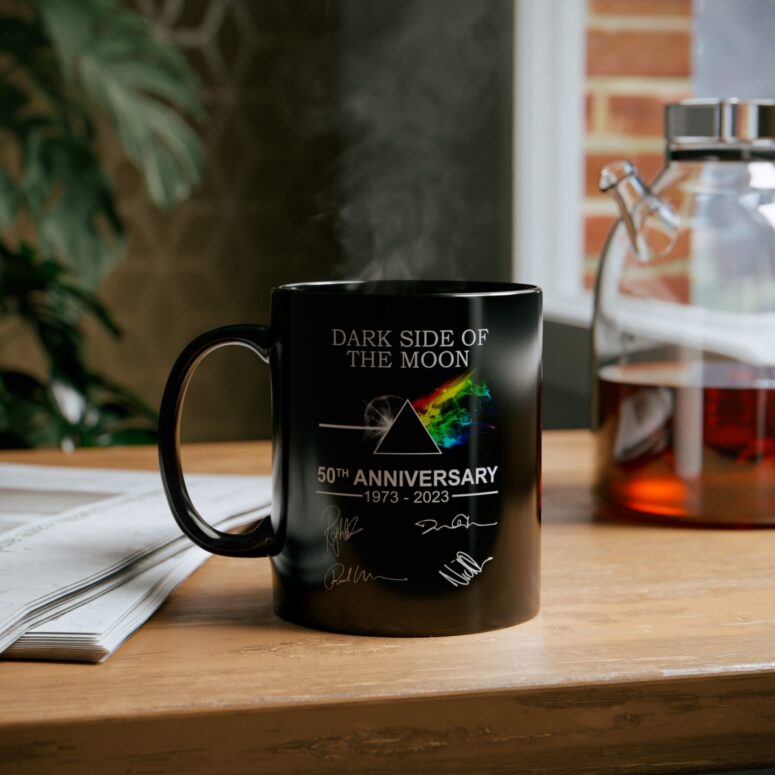 Dark Side Of The Moon 50th Anniversary 1973-2023 Signatures Pink Floyd Mug