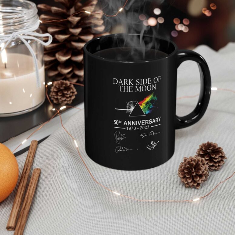 Dark Side Of The Moon 50th Anniversary 1973-2023 Signatures Pink Floyd Mug