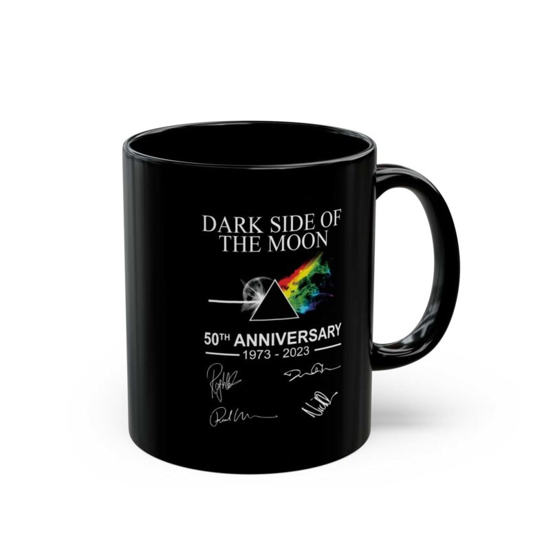 Dark Side Of The Moon 50th Anniversary 1973-2023 Signatures Pink Floyd Mug