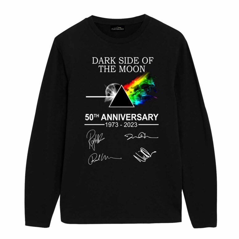 Dark Side Of The Moon 50th Anniversary 1973-2023 Signatures Pink Floyd Shirt Dark Side Of The Moon 50th Anniversary 1973-2023 Signatures Pink Floyd Shirt