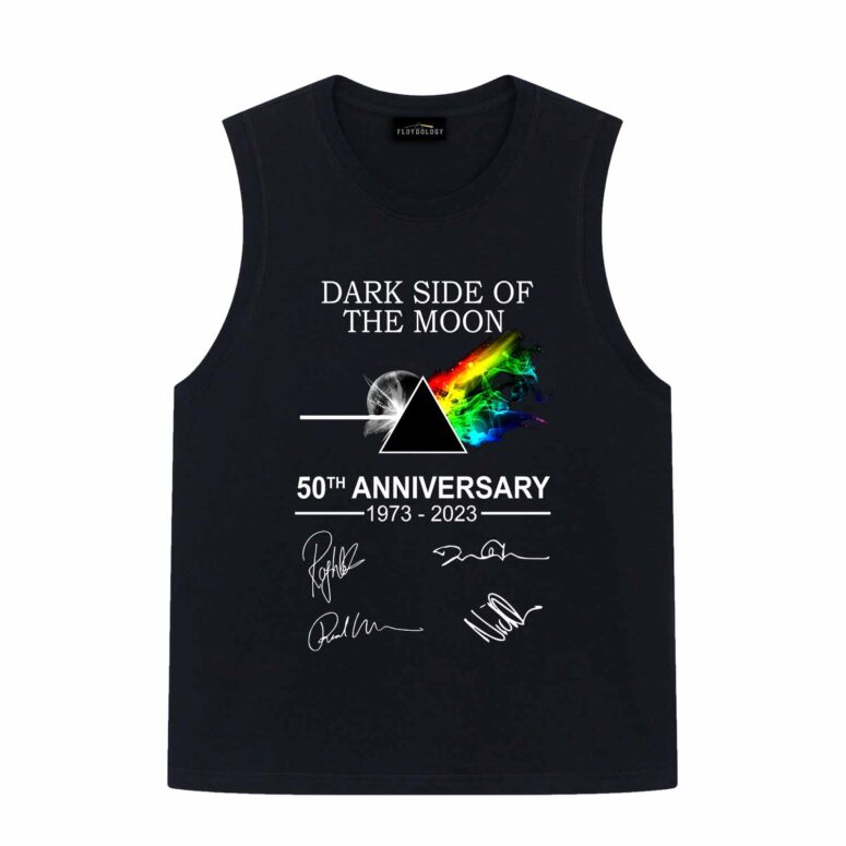 Dark Side Of The Moon 50th Anniversary 1973-2023 Signatures Pink Floyd Shirt Dark Side Of The Moon 50th Anniversary 1973-2023 Signatures Pink Floyd Shirt