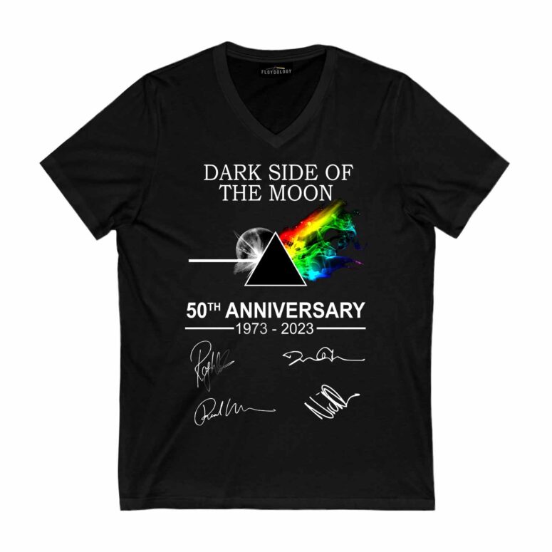 Dark Side Of The Moon 50th Anniversary 1973-2023 Signatures Pink Floyd Shirt Dark Side Of The Moon 50th Anniversary 1973-2023 Signatures Pink Floyd Shirt