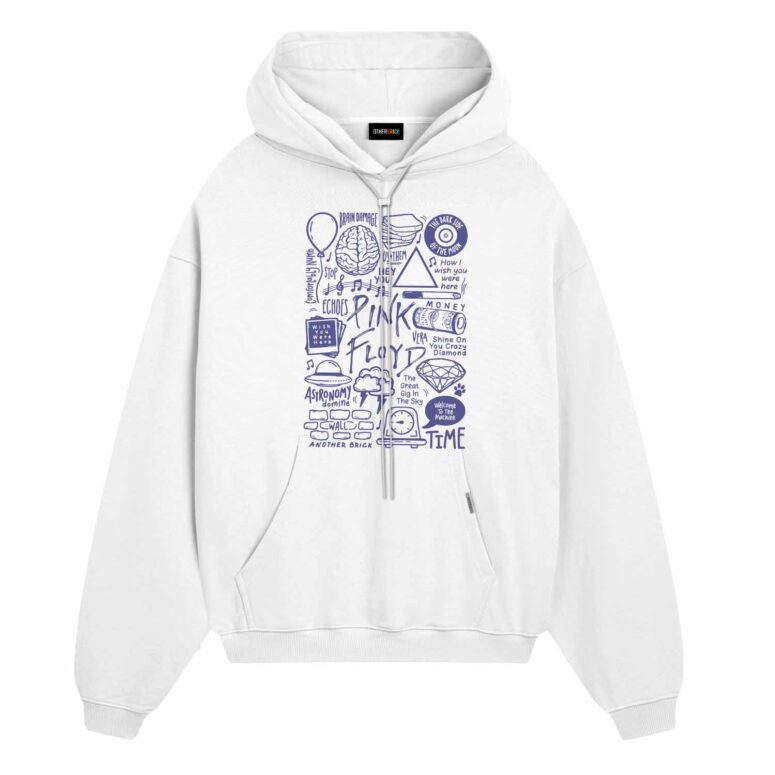 Immortal Songs of Pink Floyd Album Doodle Collage Shirt Immortal Songs of Pink Floyd Album Doodle Collage Shirt