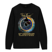 Pink Floyd 50th Anniversary Dsotm Custom Year Front Longsleeve Black - OtherBrick