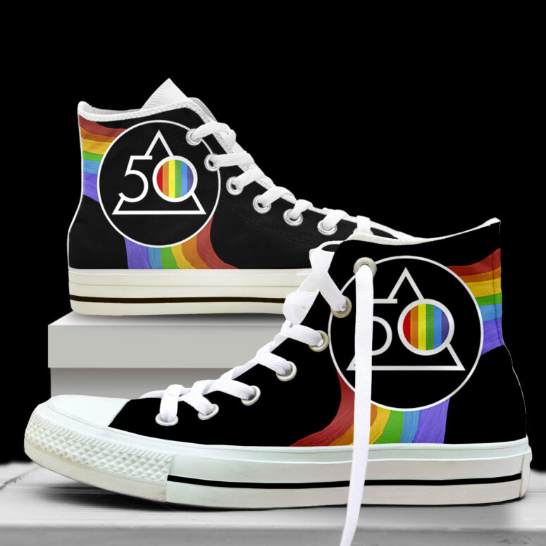 Dark Side Of The Moon 50th Anniversary - Pink Floyd Canvas Shoes
