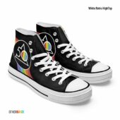 Tdsotm 50th Anniversary Canvas Shoes White Retro Hightop - OtherBrick