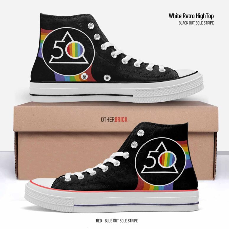 Dark Side Of The Moon 50th Anniversary - Pink Floyd Canvas Shoes