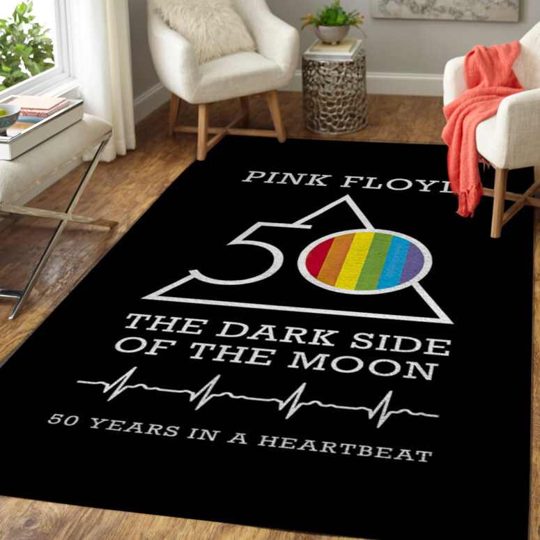The Dark Side Of The Moon 50 Years in a Heartbeat - Pink Floyd Rug The Dark Side Of The Moon 50 Years in a Heartbeat - Pink Floyd Rug