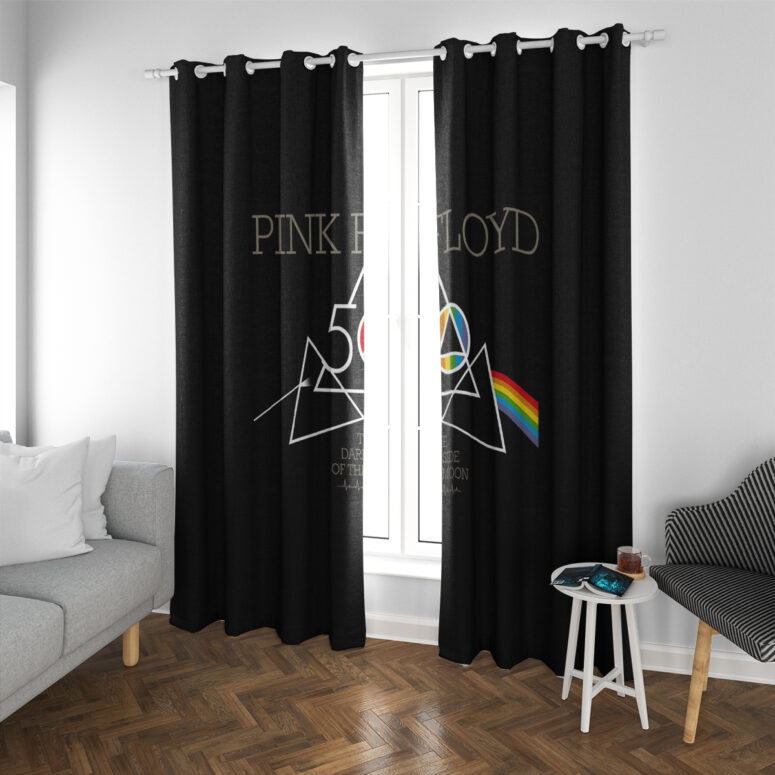 TDSoTM 50th Anniversary Pink Floyd Window Curtains