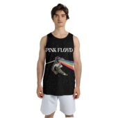 Astronaut Dark Side Of The Moon Pink Floyd Mockup Men Tank 3d - OtherBrick