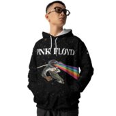 Astronaut Dark Side Of The Moon Pink Floyd Hoodie Front - OtherBrick