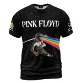 Astronaut Dark Side Of The Moon Pink Floyd Shirt Front - OtherBrick