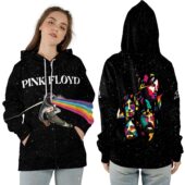 Astronaut Dark Side Of The Moon Pink Floyd Ziphoodie - OtherBrick