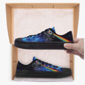 Dark Side Of The Moon 50th – Pink Floyd Low Top Retro Canvas Shoes B Mockup - OtherBrick