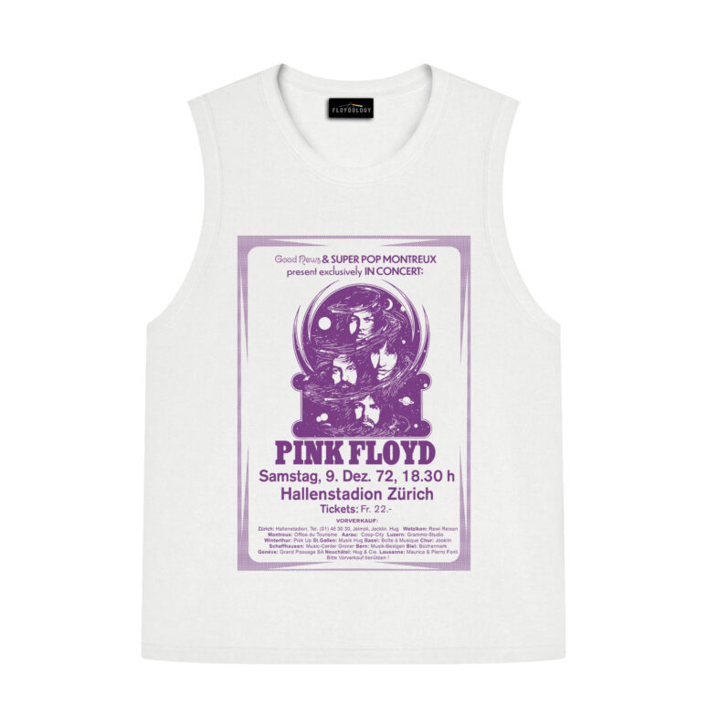 Pink Floyd Zurich 1972 Matrix Vintage Shirt