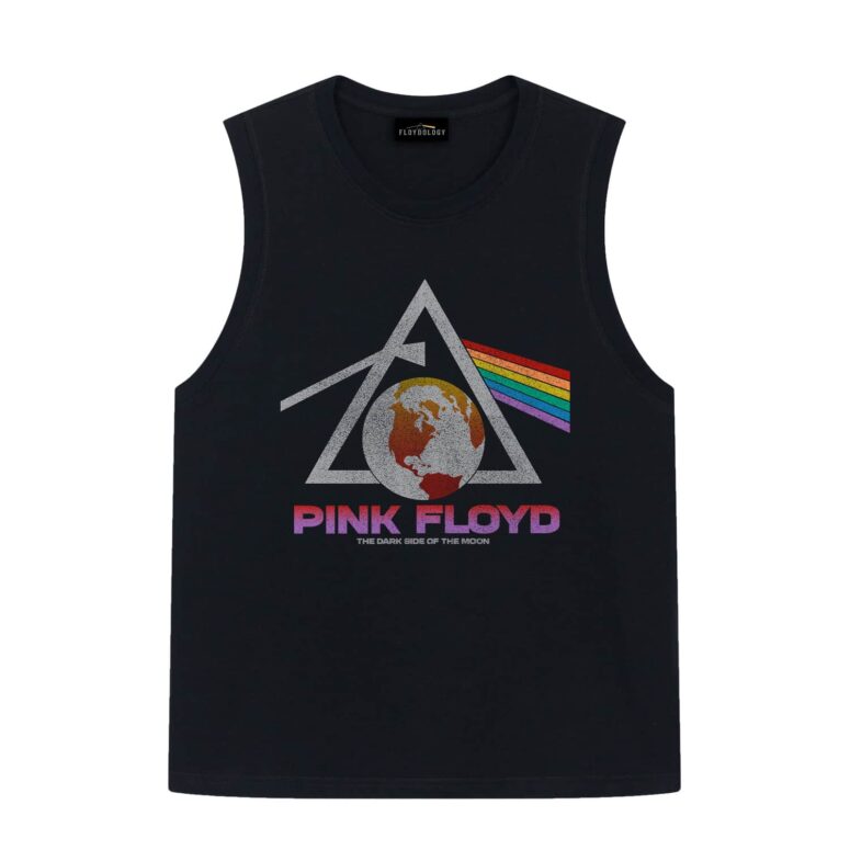 The Dark Side Of The Moon Rainbow Globe Pink Floyd Shirt