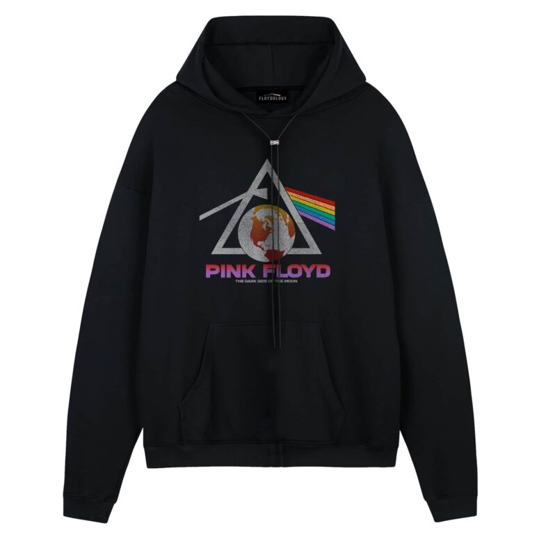 The Dark Side Of The Moon Rainbow Globe Pink Floyd Shirt