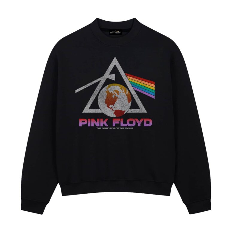 The Dark Side Of The Moon Rainbow Globe Pink Floyd Shirt