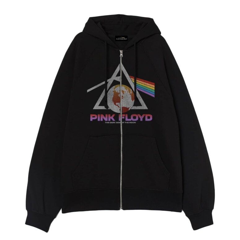 The Dark Side Of The Moon Rainbow Globe Pink Floyd Shirt