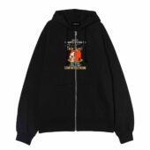 When I Do I Get Comfortably Numb Snoopy Version Pink Floyd Front Ziphoodie Black - OtherBrick