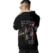 Hoodie Back All You Touch And All You See Pink Floyd - OtherBrick
