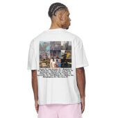 Mockup Tshirt White Man Back Travis Scott Pink Floyd World Tour 1994 Division Bell Back - OtherBrick
