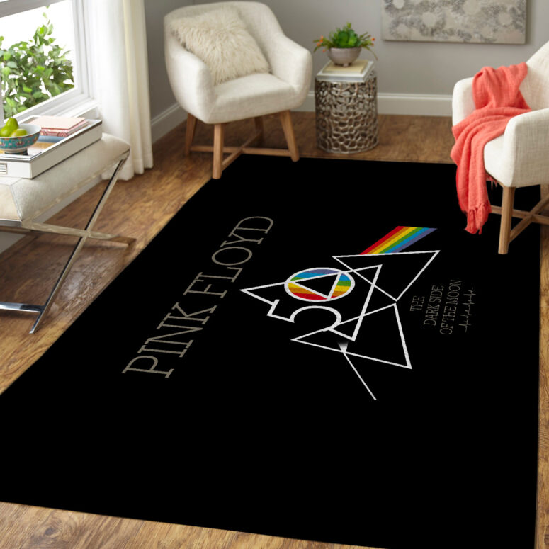 Dark Side Of The Moon 50th Aniversary Pink Floyd Rug