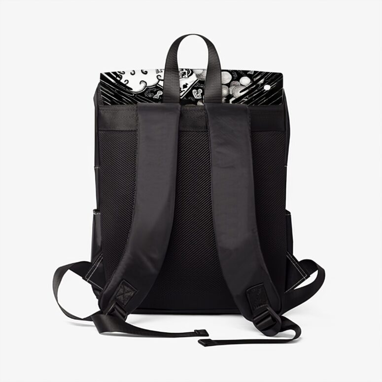 DSOTM Hand Draw Art Pink Floyd Black Shoulder Backpack DSOTM Hand Draw Art Pink Floyd Black Shoulder Backpack