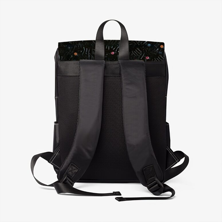 Dark Side Of The Moon Candy  Pink Floyd Black Shoulder Backpack