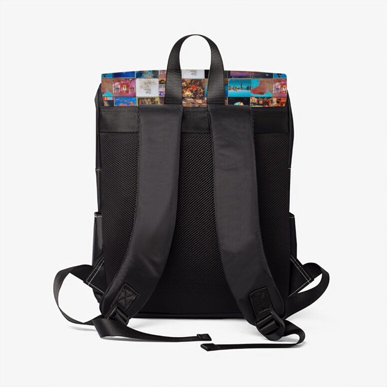 Foot In The Door The Best Of Pink Floyd Black Shoulder Backpack Foot In The Door The Best Of Pink Floyd Black Shoulder Backpack