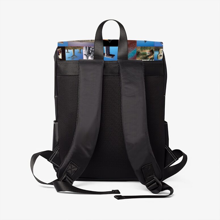 Pink Floyd 40th Anniversary 2007 Composite Photo Black Shoulder Backpack