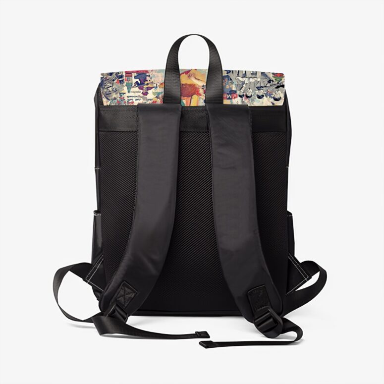 Some Like It Burning Pink Floyd Black Shoulder Backpack Some Like It Burning Pink Floyd Black Shoulder Backpack