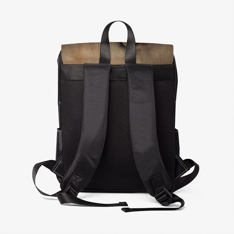 Swimming In A Fish Bowl  Pink Floyd Black Shoulder Backpack