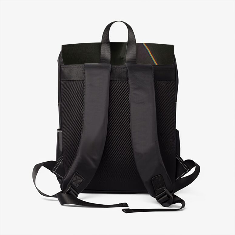 The Dark Side Of The Moon 45th Anniversary  Pink Floyd Black Shoulder Backpack