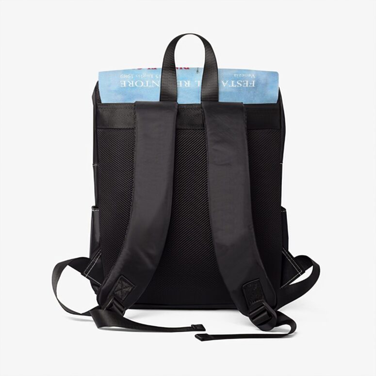 The Later Years Venezia Festa Del Redentore Glass  Pink Floyd Black Shoulder Backpack