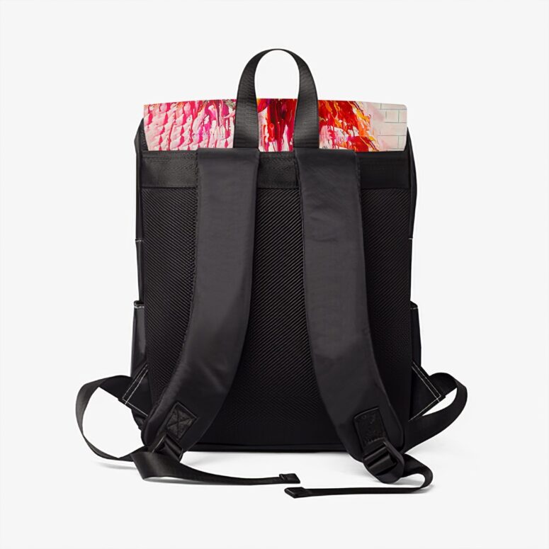 The Wall 1980 Concert Dates Pink Floyd Black Shoulder Backpack The Wall 1980 Concert Dates Pink Floyd Black Shoulder Backpack
