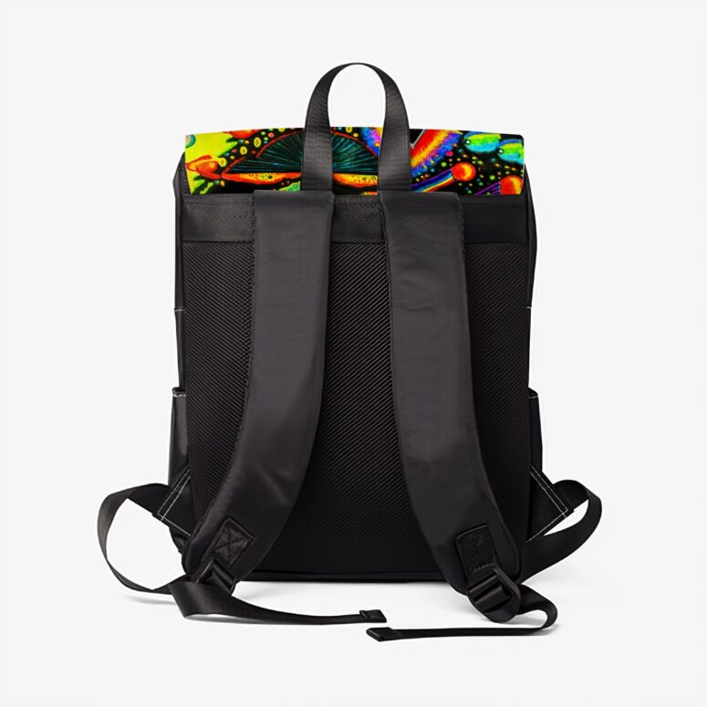 The Wall DSOTM The Division Bell Atom Heart Mother  Pink Floyd Black Shoulder Backpack